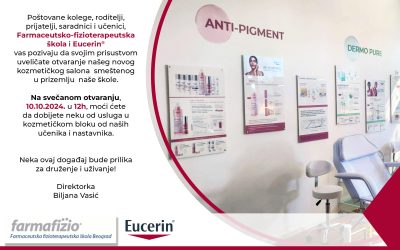 Фармацеутско-физиотерапеутска школа и EUCERIN