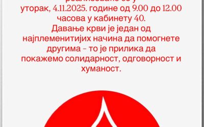 Акција: Добровољно давање крви