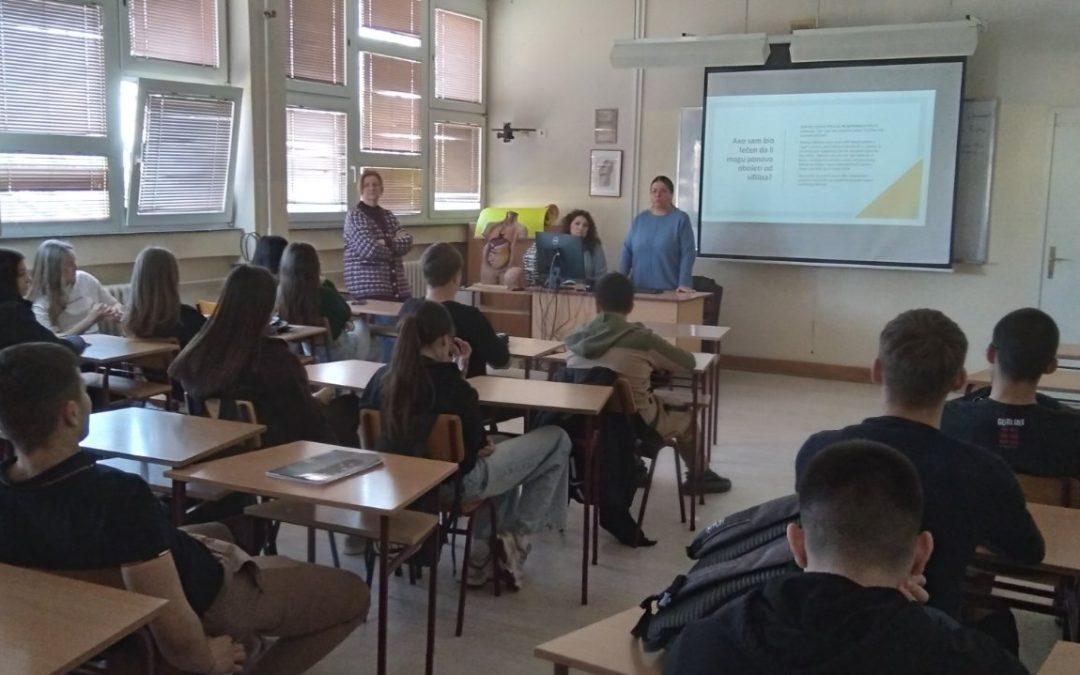 Предавање о полно преносивим болестима за ученике првог разреда