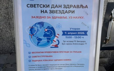 Данас су ученици наше школе учествовали у обележавању Светског дана здравља на Звездари