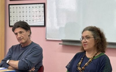 Лингвистичка секција имала је част да поново угости професора и лингвисту Горана Хаџи-Боричића, поводом разговора о етимологији речи и прикупљању материјала за нову књигу „Проговори да те видим 2 – Порекло имена српских манастира”